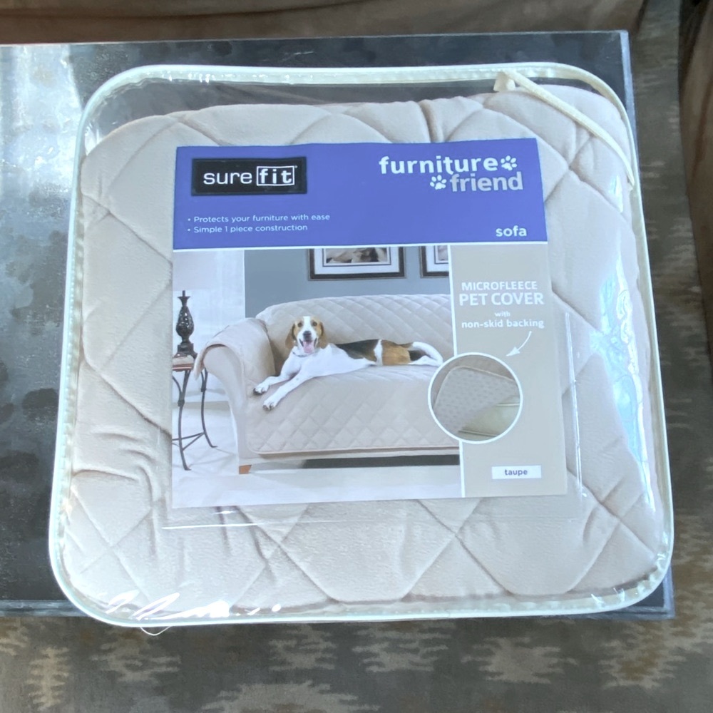 Sure Fit Microfleece Pet Sofa Cover